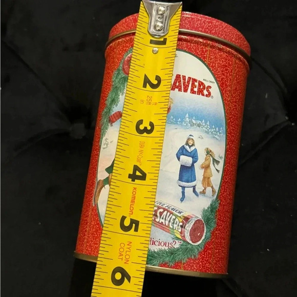 Vintage 1991 Lifesavers Christmas Holiday Keepsake Tin Limited Edition Country - Picture 6 of 7